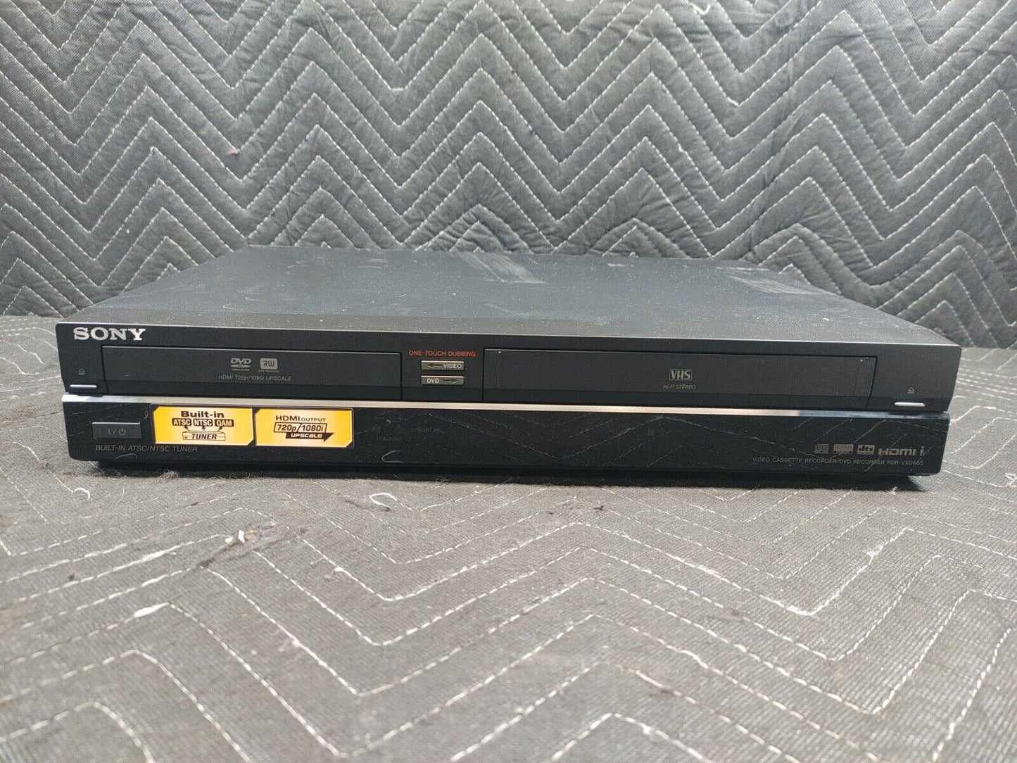 Sony RDR-VXD655 | DVD VCR VHS Player Recorder Dub Transfer HDMI w/ Remote & Box