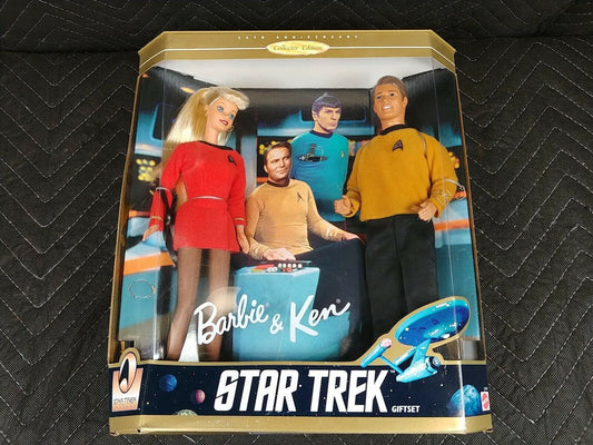 Star trek Barbie and Ken Giftset 1996