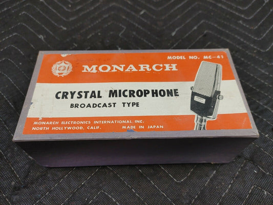 NOS - Monarch MC-41 Crystal Microphone