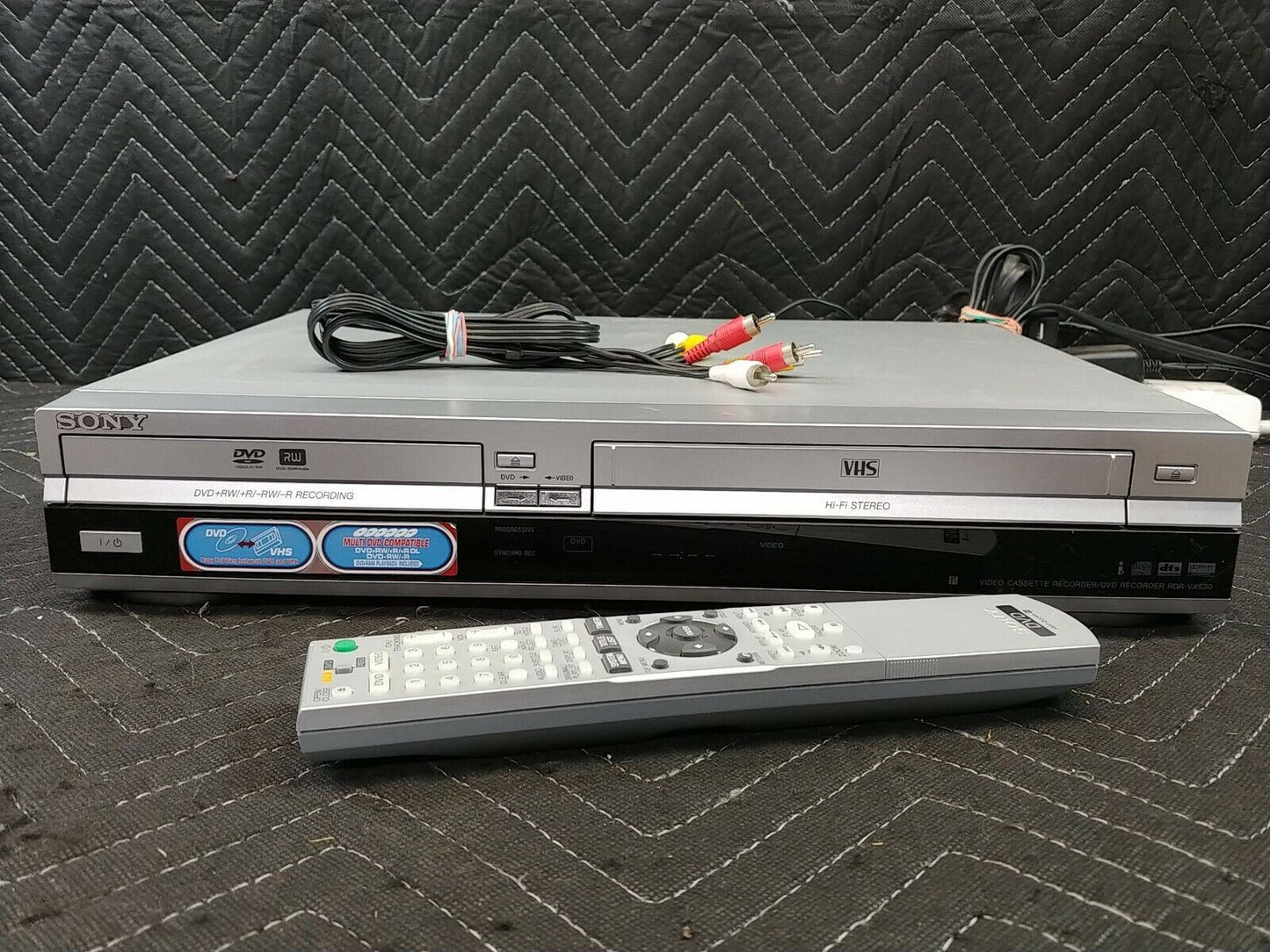 Sony RDR-VX530 DVD Recorder VHS VCR Combo Player w/ Remote Works