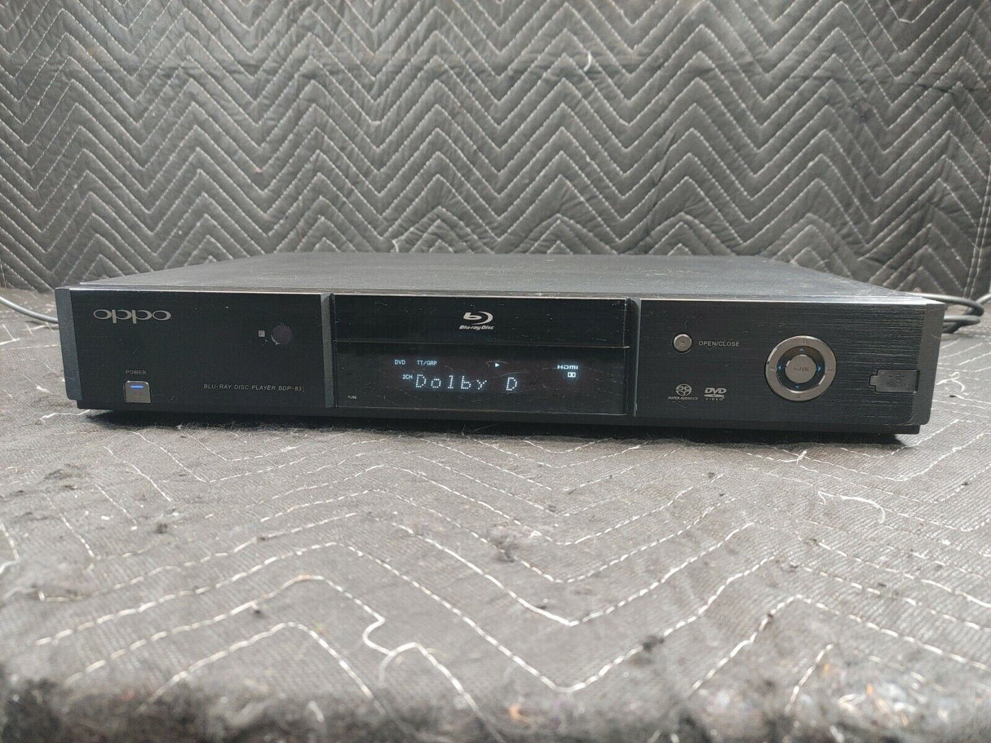 Oppo BDP-83 Blu-Ray SACD CD Player Tested Working