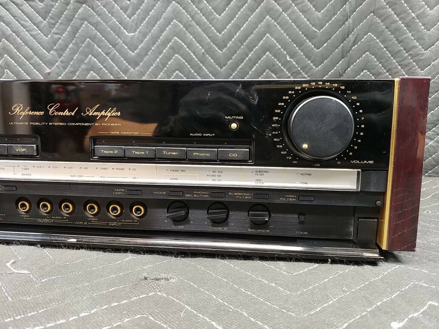 Pioneer C-90 Stereo Reference Control Amplifier - Partially Working