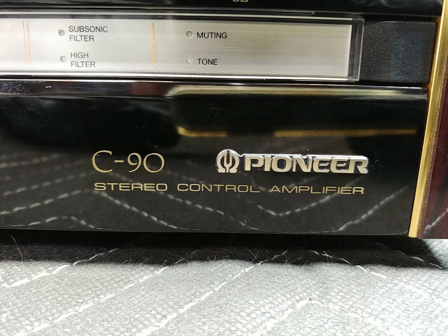 Pioneer C-90 Stereo Reference Control Amplifier - Partially Working