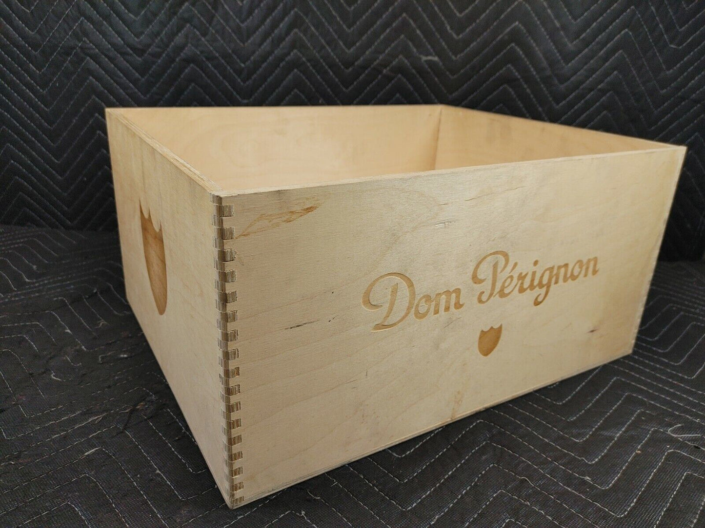Vntg Dom Pérignon empty Wood Champagne Box Crate