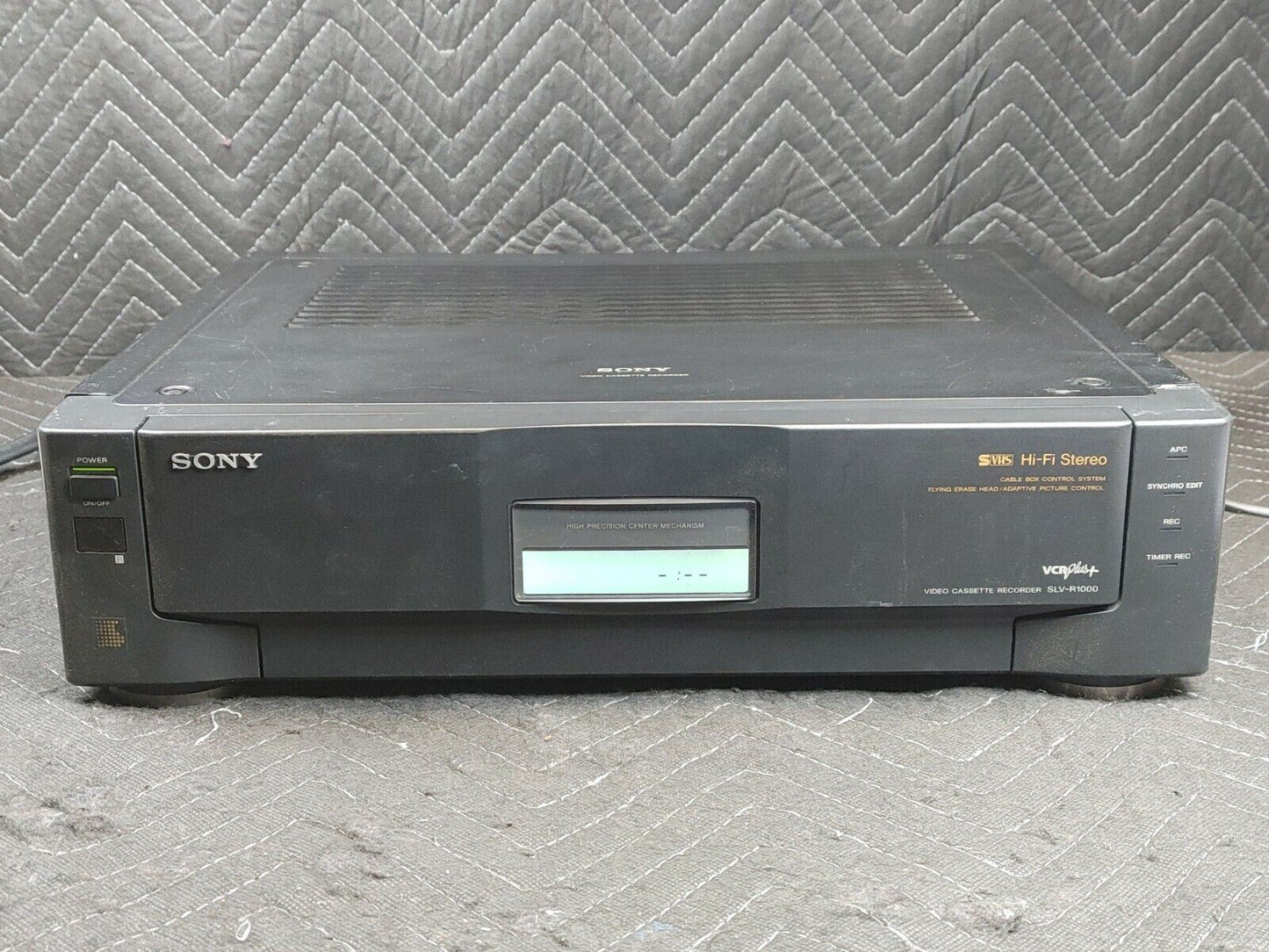 Sony SLV-R1000 Video Cassette Recorder S-VHS Hi-Fi Stereo