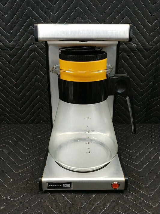 Vintage Norelco 12 Cup Dial-A-Brew Coffee Maker HD 5135