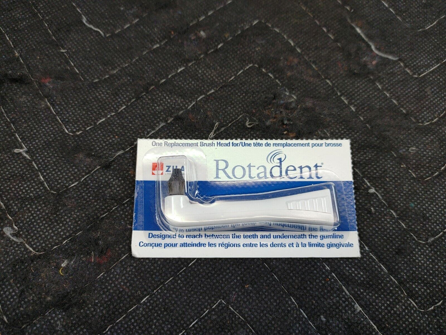 New! Rotadent Classic Legacy Short Tip Brush Head Replacement