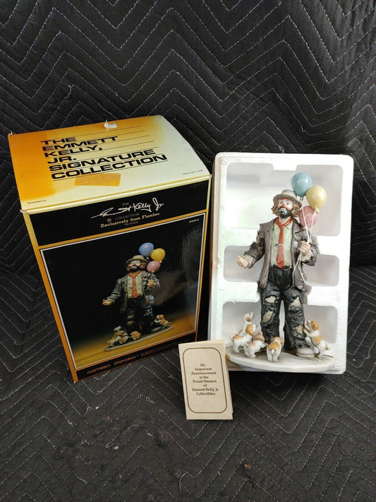 Emmett Kelly Jr "My Favorite Things" collector figurine by Flambro #9960