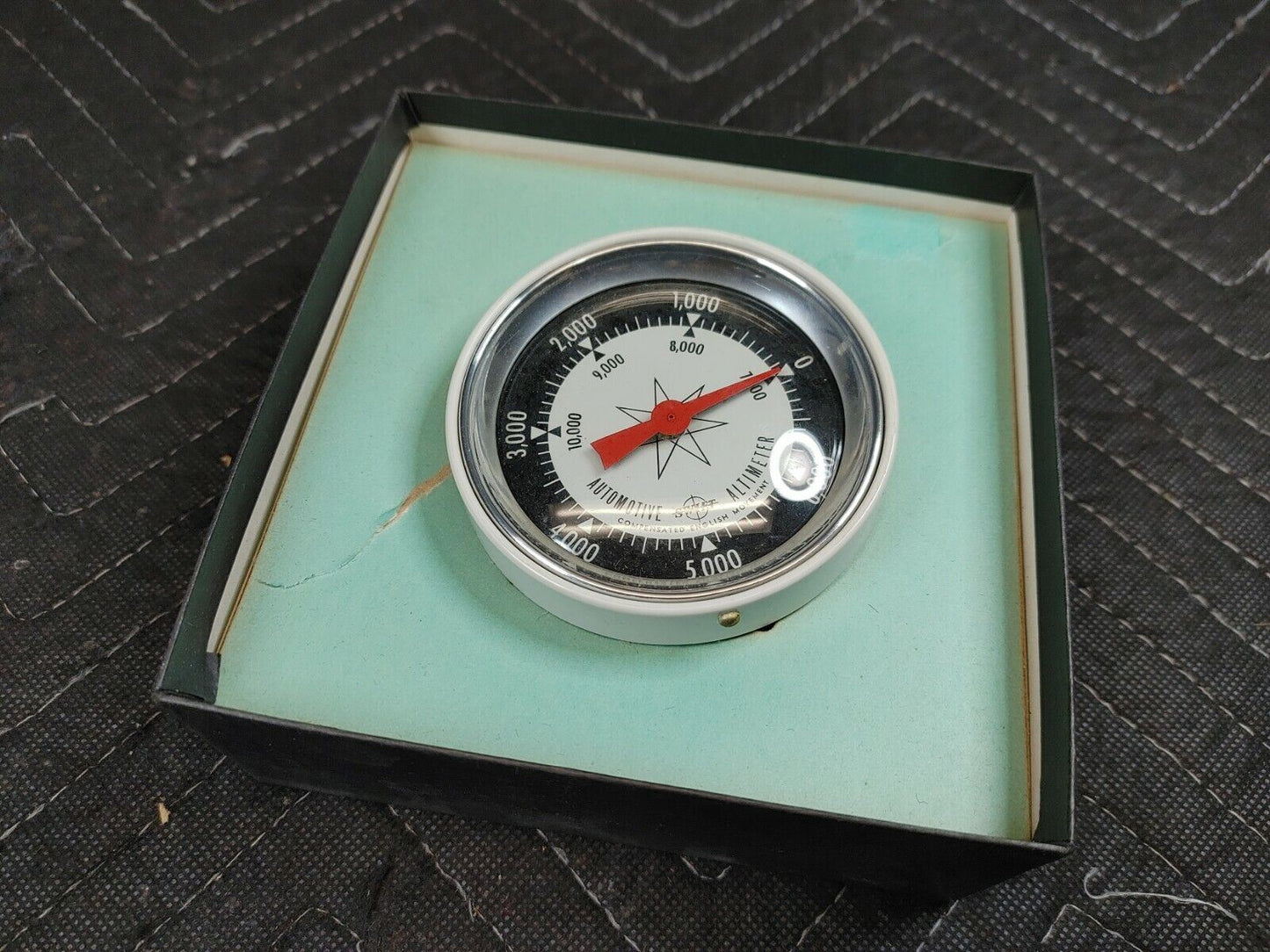 Swift 422 Auto Altimeter Gauge 4x4 Camping Jeep Vintage 50's - NOS