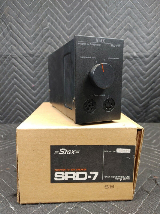 Stax SRD-7/SB - Headphone Amplifier - Electrostatic Ear Speaker Amp w/ Box