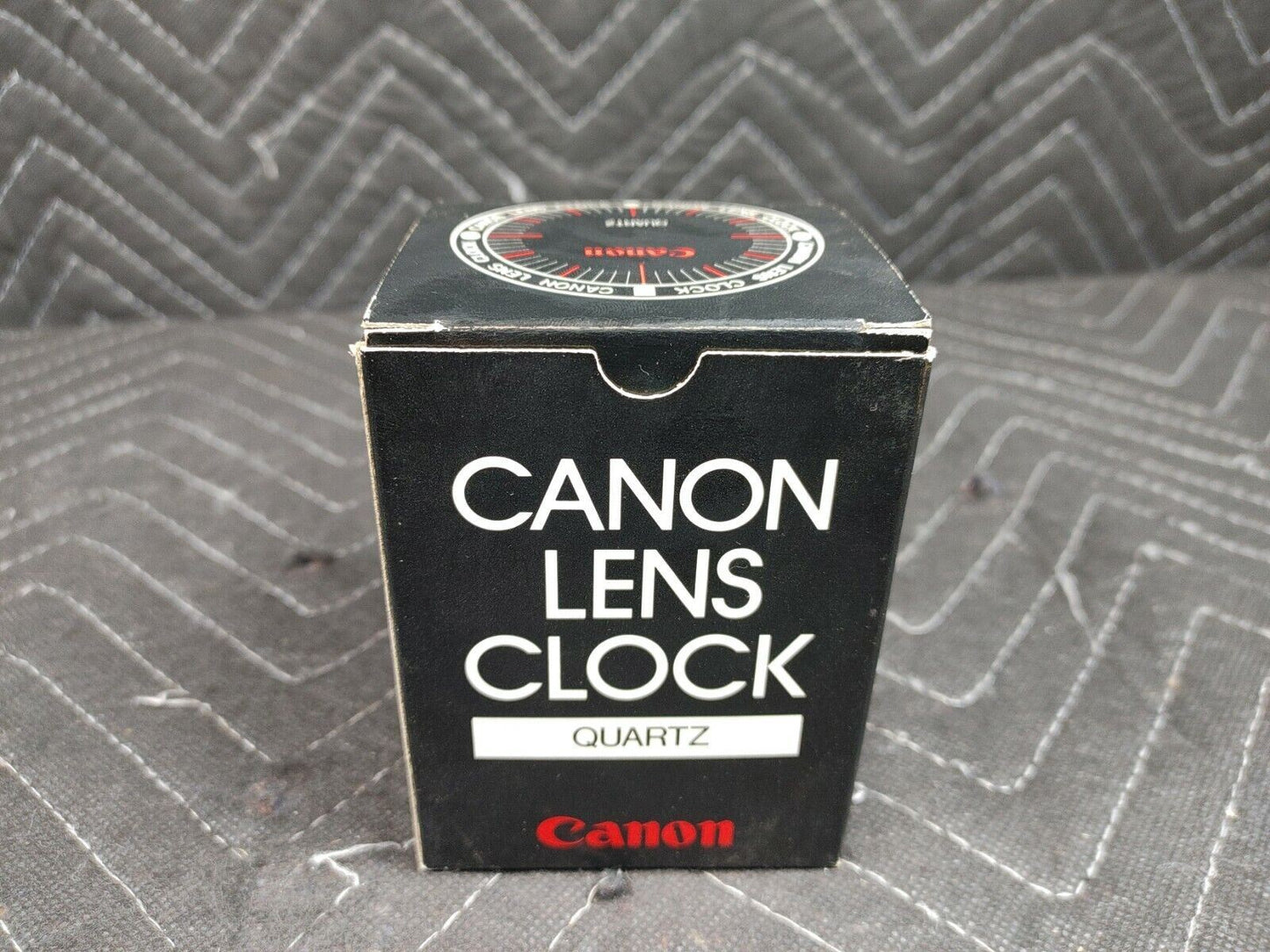 Canon FD Lens Battery Operated Novelty Quartz Clock Japan - Vintage