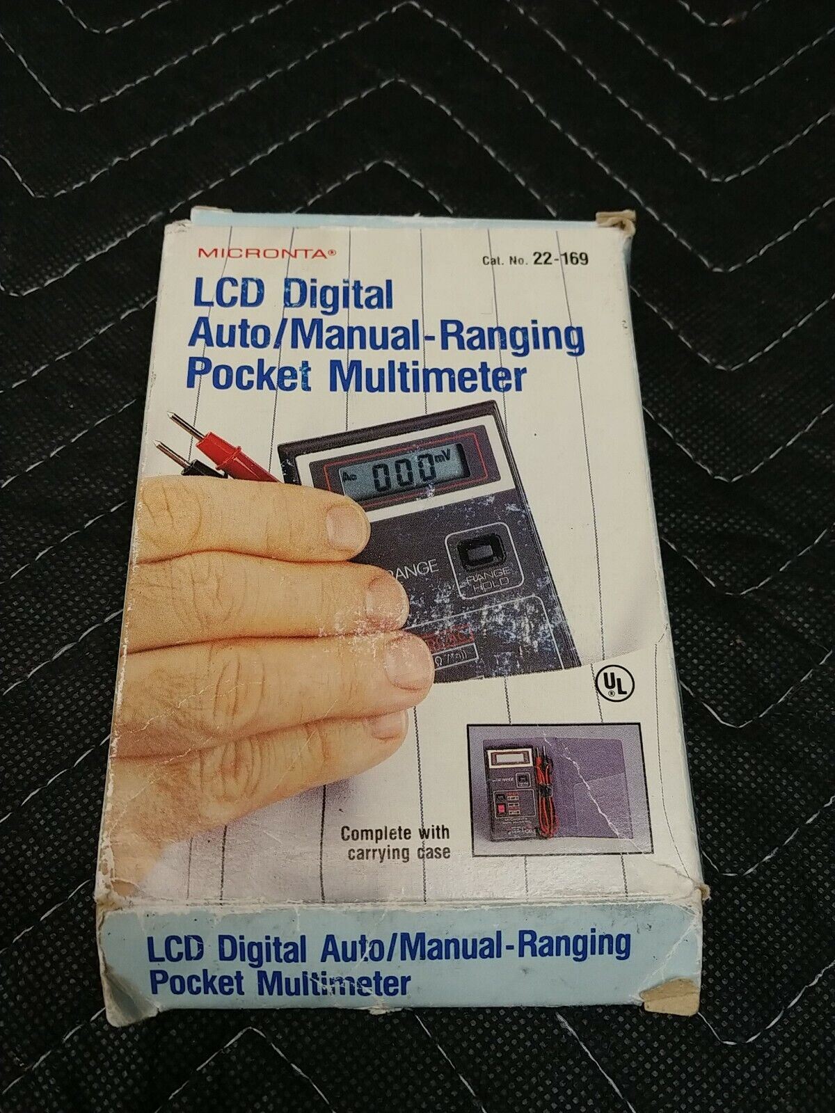 LCD Digital Auto-Manual Ranging Pocket Multimeter Micronta 22-169 Vintage