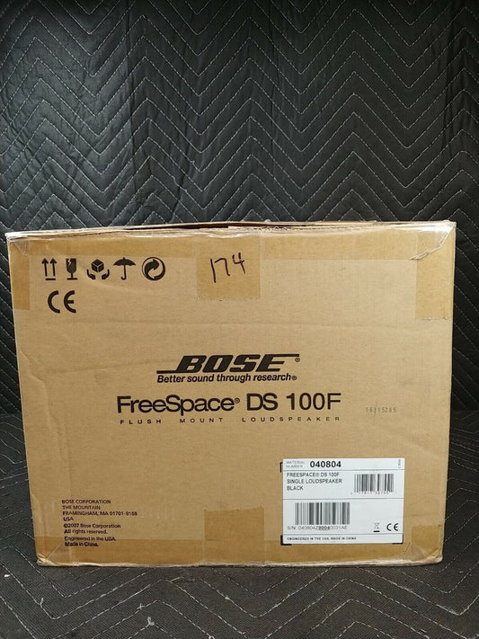 Bose Freespace DS 100F 2-way 100W Flush Mount Loudspeaker ~ BLACK ~