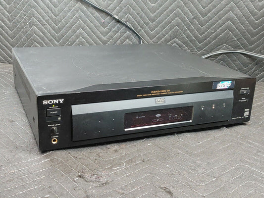 Sony DVP-S7000 Audiophile DVD/CD Player Black Tested Working