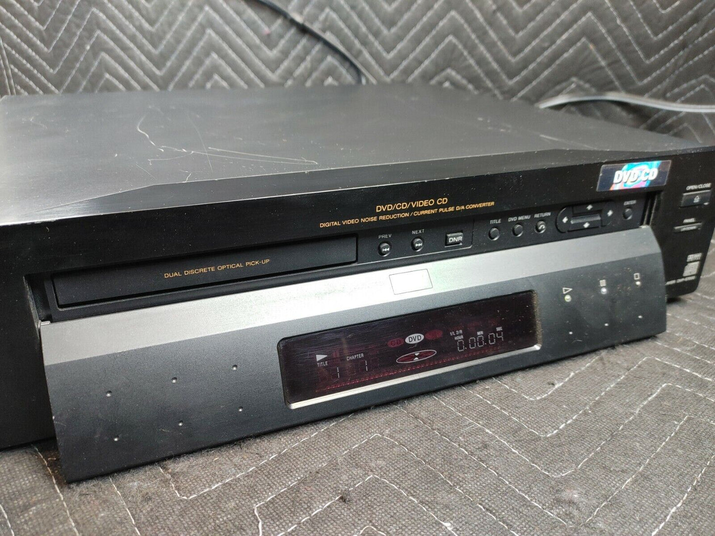 Sony DVP-S7000 Audiophile DVD/CD Player Black Tested Working