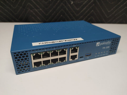 Palo Alto PA-220 Next-Gen Firewall