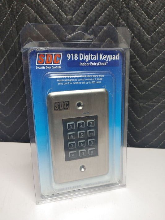 SDC 918U Security Door Controls EntryCheck 918 Lighted Keypad Access Control