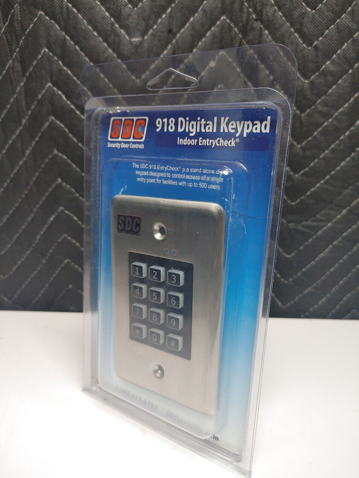 SDC 918U Security Door Controls EntryCheck 918 Lighted Keypad Access Control