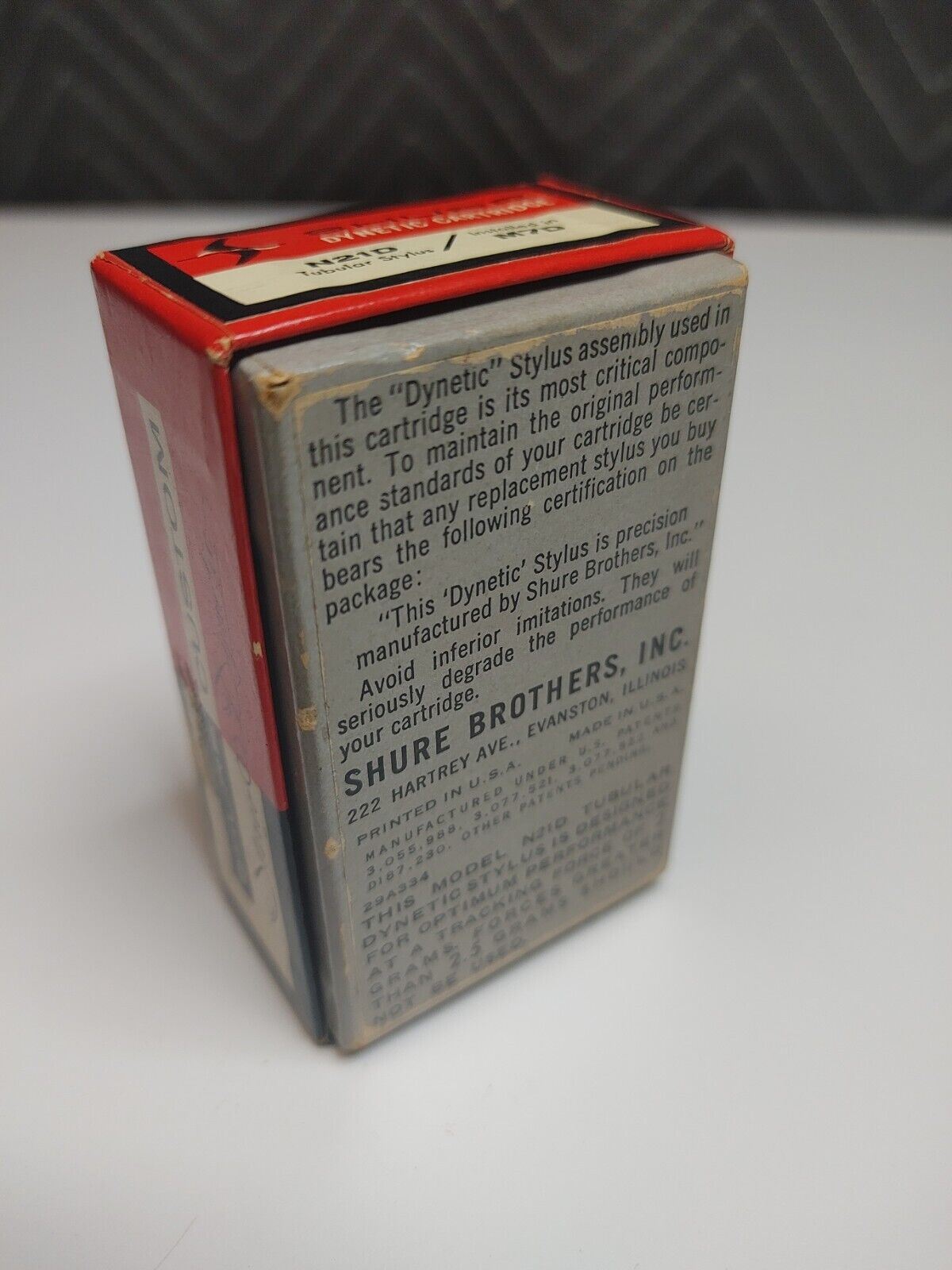 Shure N21D Dynetic Cartridge - Box & Papers Only