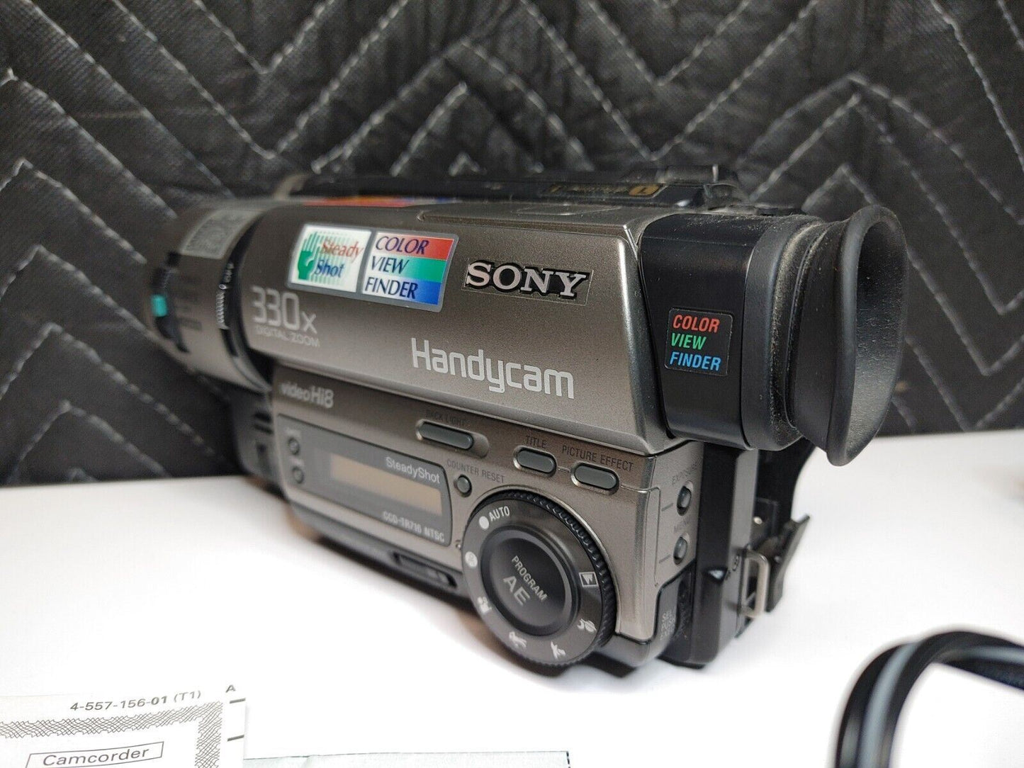 Sony Handycam Hi8 Video8 CCD-TR716 Camcorder w/ Manual - Camera - Video Transfer