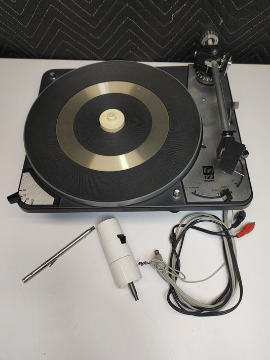 Dual 1009 SK2 4 speed Fully Automatic Turntable w/ Accessories - Part / Restore