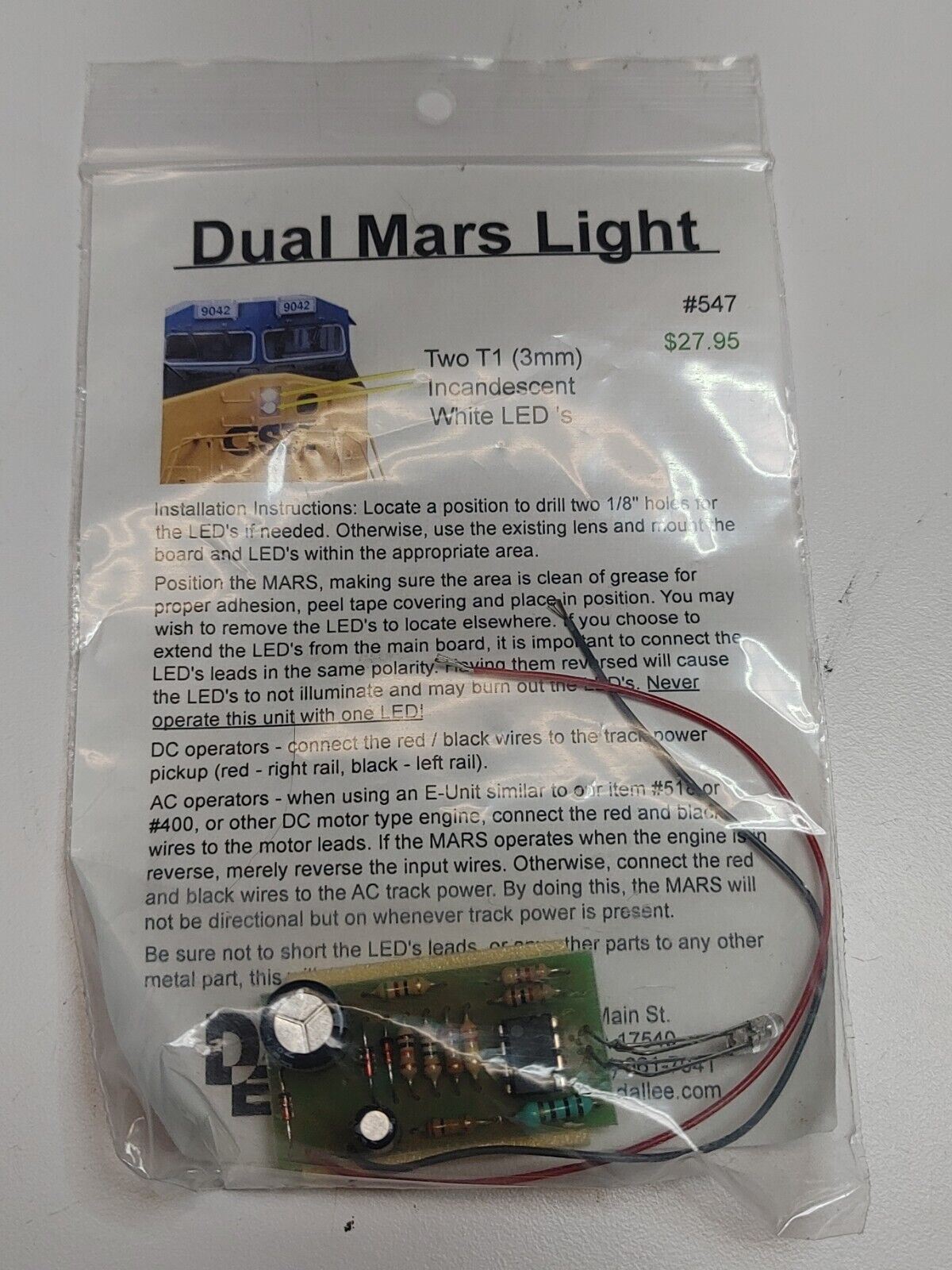 Dallee Electronics 547 Dual Mars Light 3mm