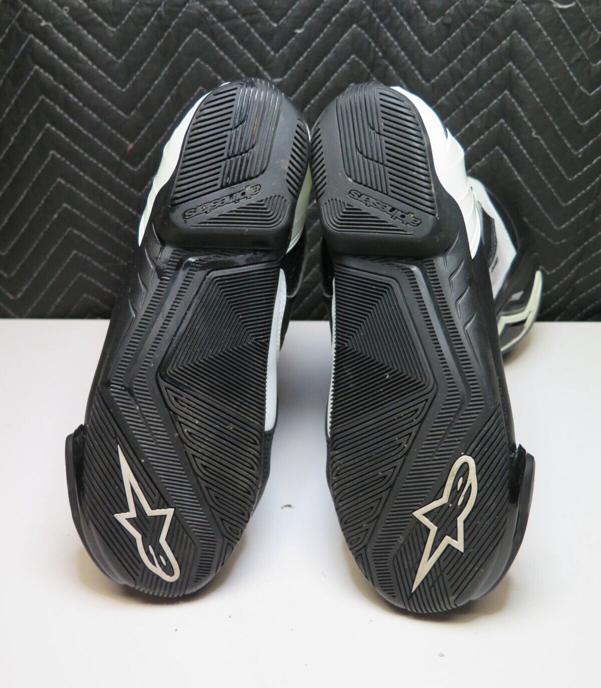 Alpinestars SMX S Men's Boots White/Black US Size 9.5 Euro 44 - Hardly worn