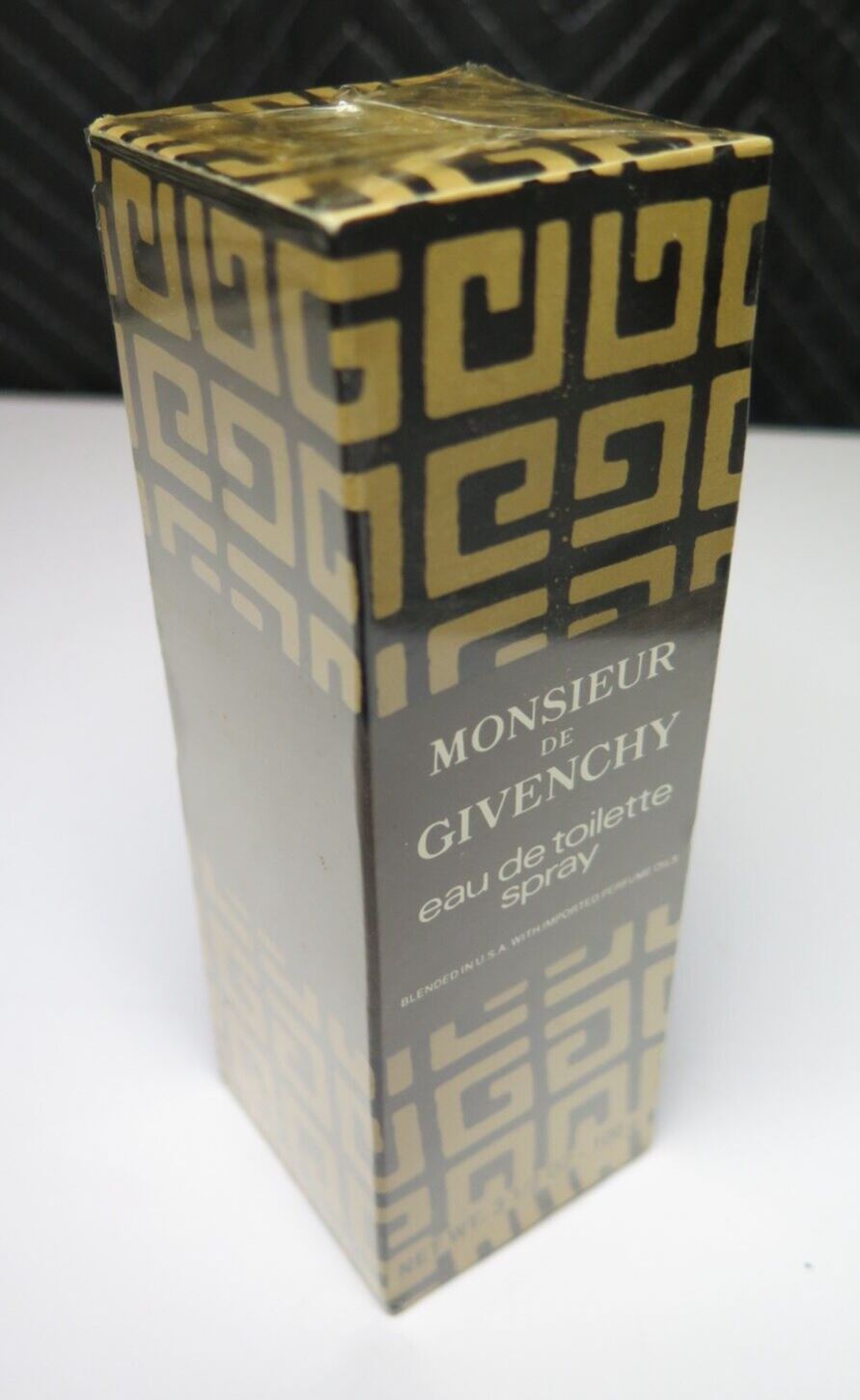 SEALED VINTAGE NOS MONSIEUR DE GIVENCHY EAU DE TOILETTE SPRAY 100 ML 3.5 FL OZ