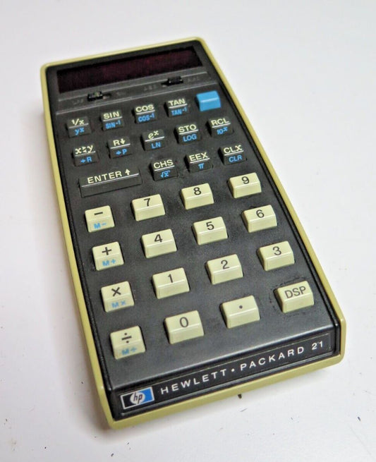 Vintage HP-21 Scientific Calculator - Powers On