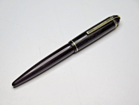 Vintage 1940's EVERSHARP "SKYLINE" Lever-fill FOUNTAIN PEN w/ 14k GOLD NIB