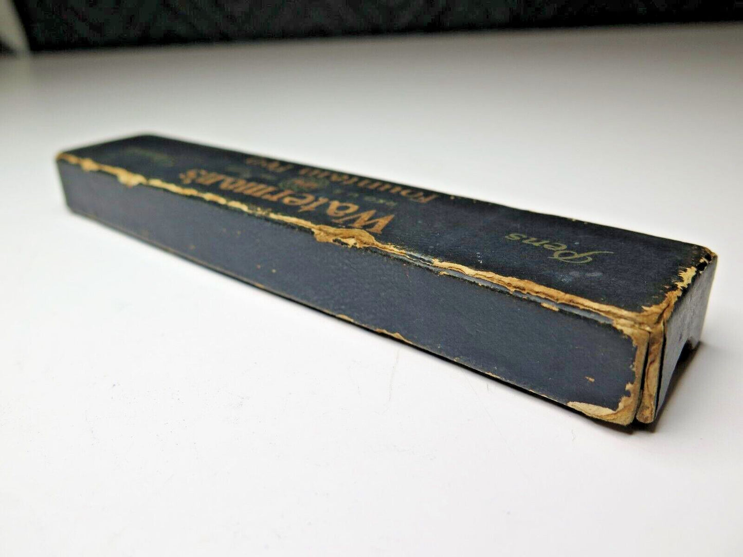 Antique Vintage WATERMAN PUMP PEN GOLD PEN Fountain Pen Box (Box Only)