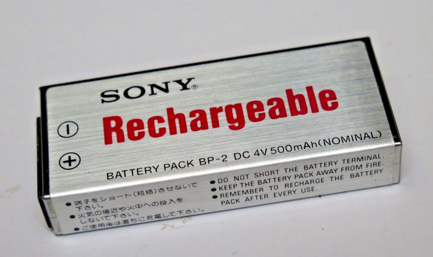 Vintage Sony BP-2EX Rechargeable Battery for Discman - Untested