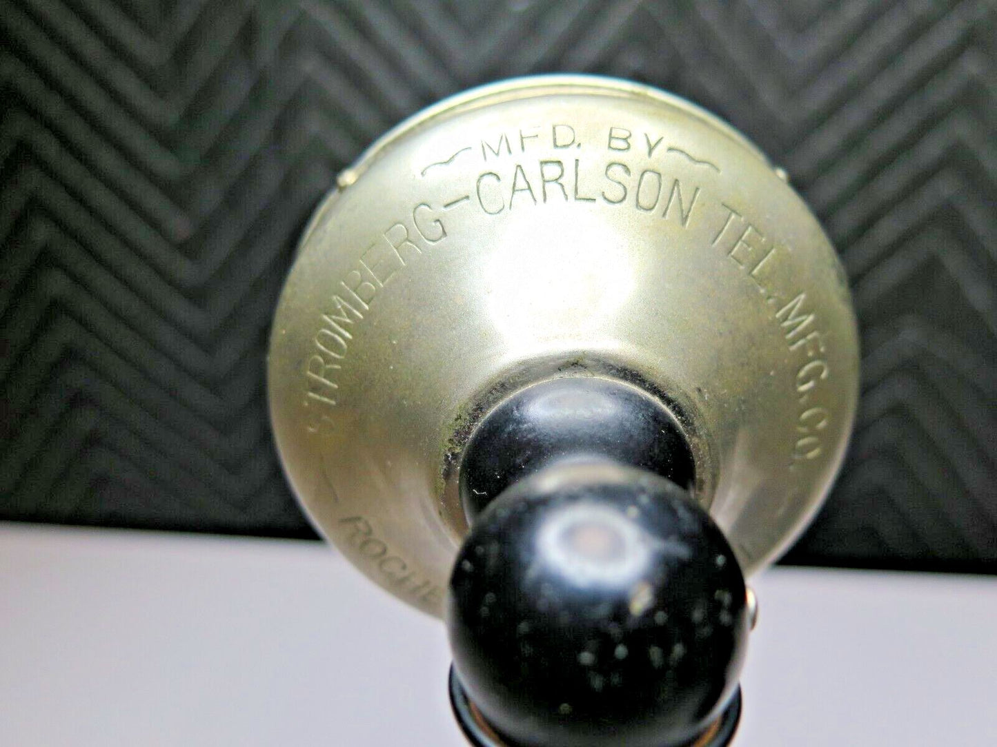 1900's Stromberg Carlson Candle Stick Microphone/Telephone Push to Talk Military