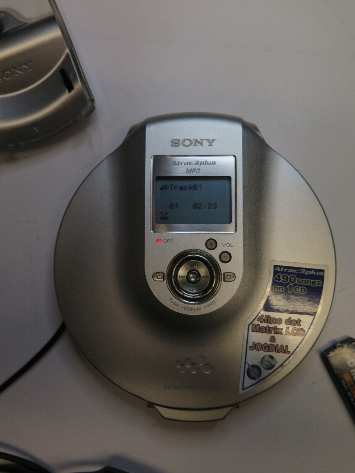 SONY Portable CD Walkman D-NE900 w/ Charging Cradle, Remote 