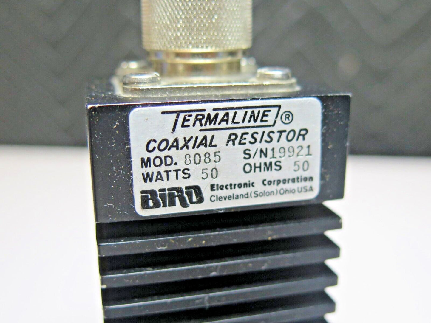 Bird Termaline Coaxial Resistor 8085 50 w 50 ohms