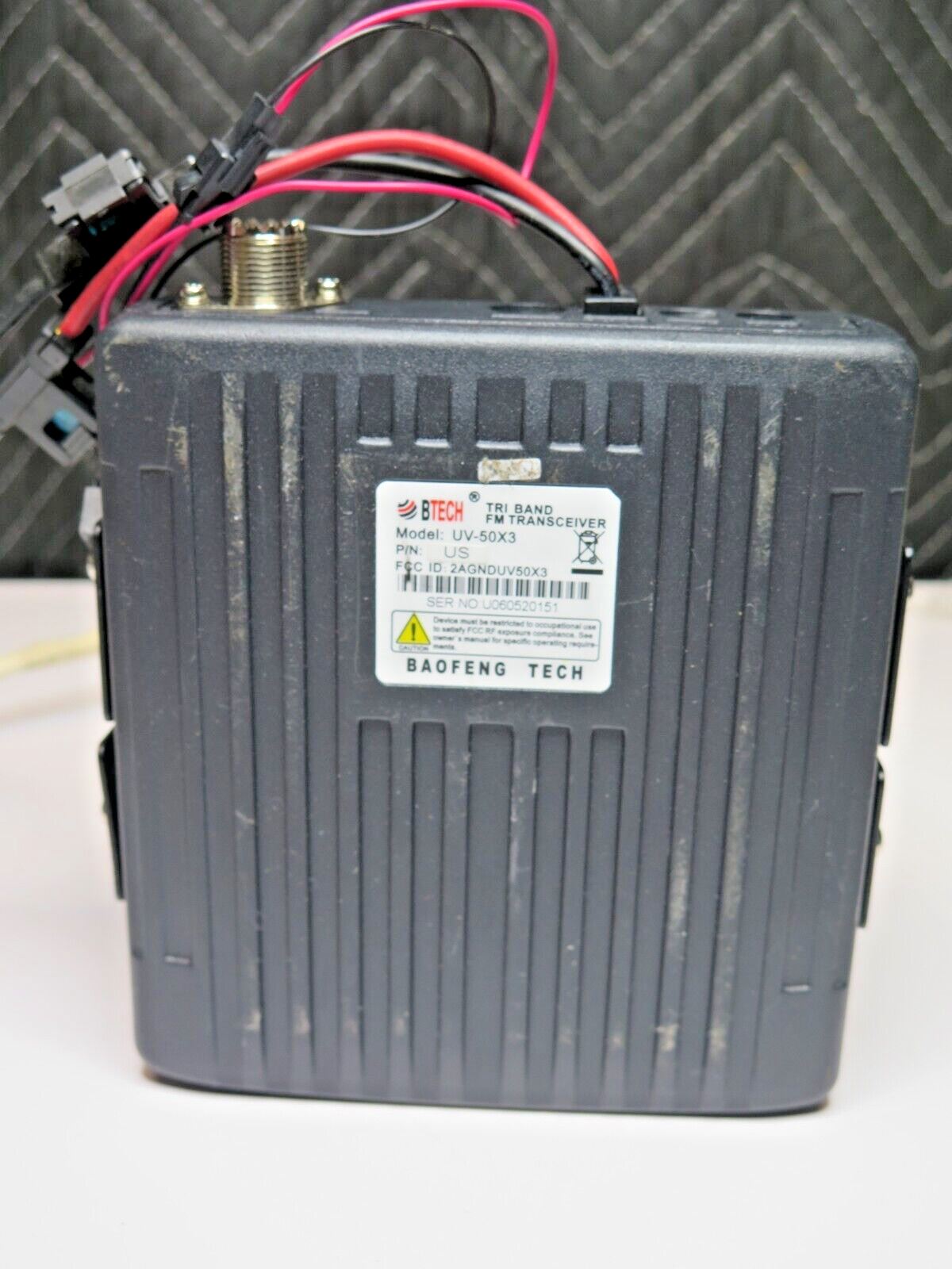 BTECH Mobile UV-50X3 50 Watt Tri-Band Radio: VHF, 1.25M, UHF - BASE ONLY