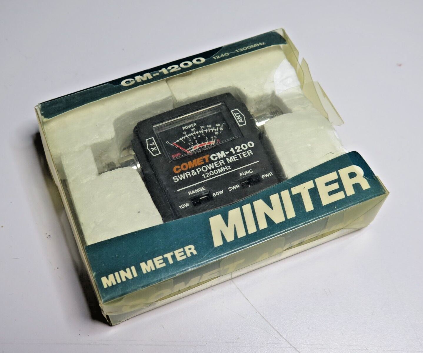 Comet CM-1200 Miniter SWR & Power Mini Meter inline 1200MHz