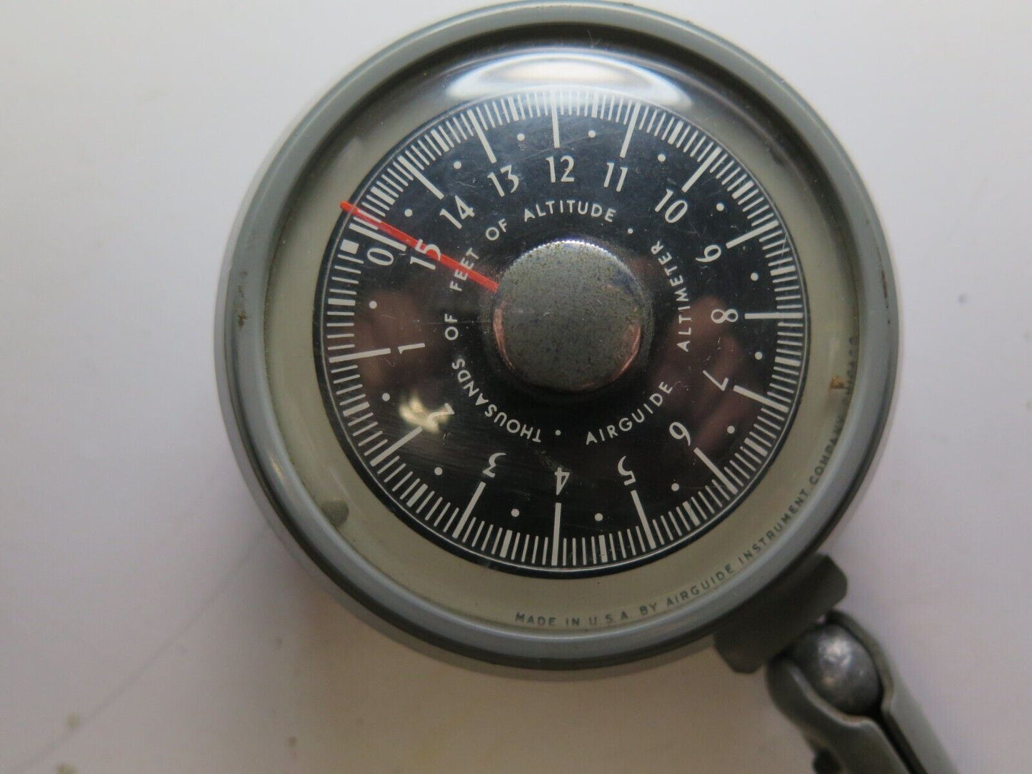 Vintage 1950s Auto Airguide altimeter gauge GM Ford Chevy Hot rat rod 38 Gmc 49