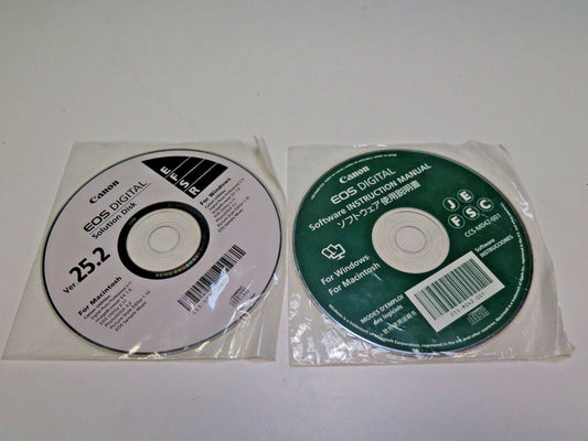 Canon EOS Digital Solution Disk 25.2 CD For Windows and for Macintosh