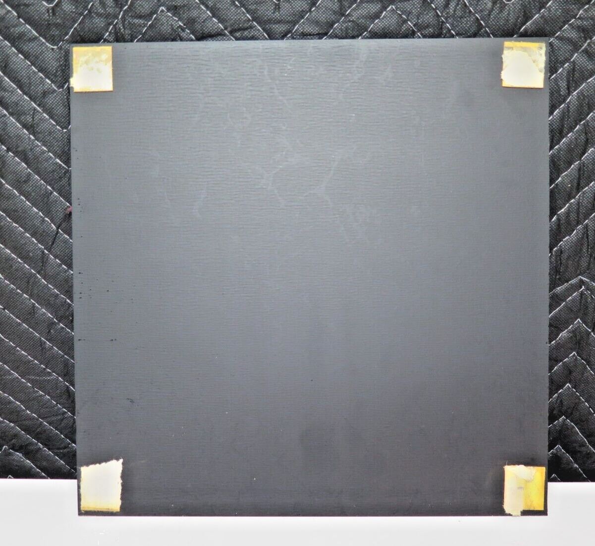 6x Gold Vein Tiles Panels Float Plate Glass Mirror 12” x 12”  70’s Vintage
