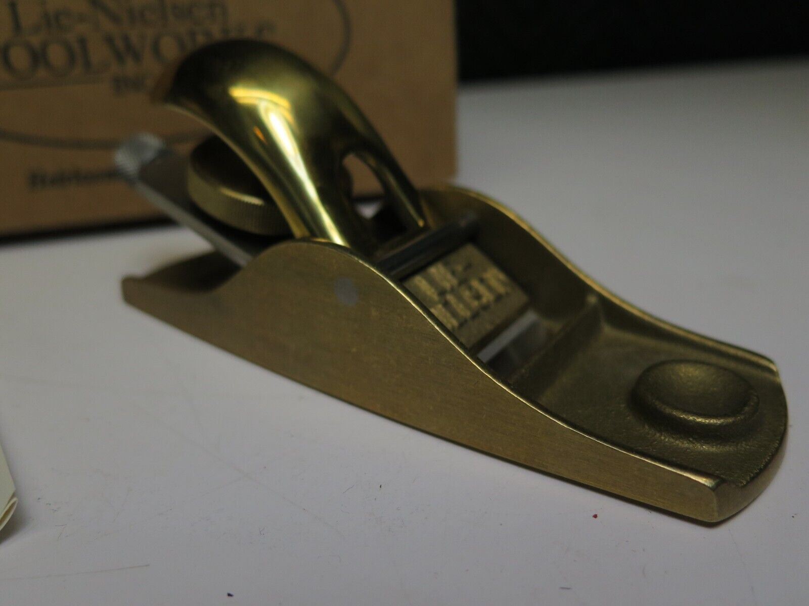Lie Nielsen 103 Block Plane Bronze Standard Angle *Rare* Discontinued ...