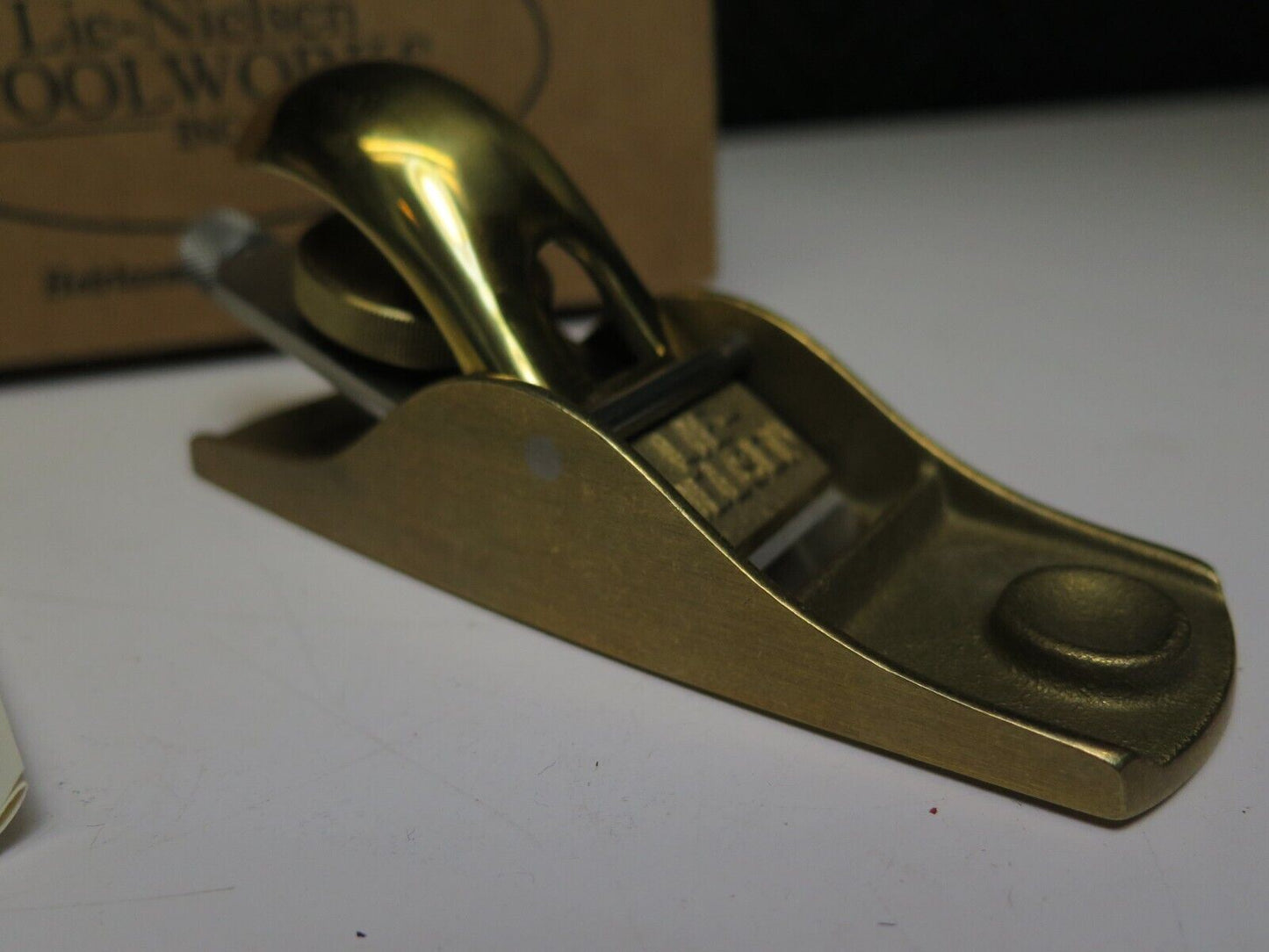 Lie Nielsen 103 Block Plane Bronze Standard Angle *Rare* Discontinued