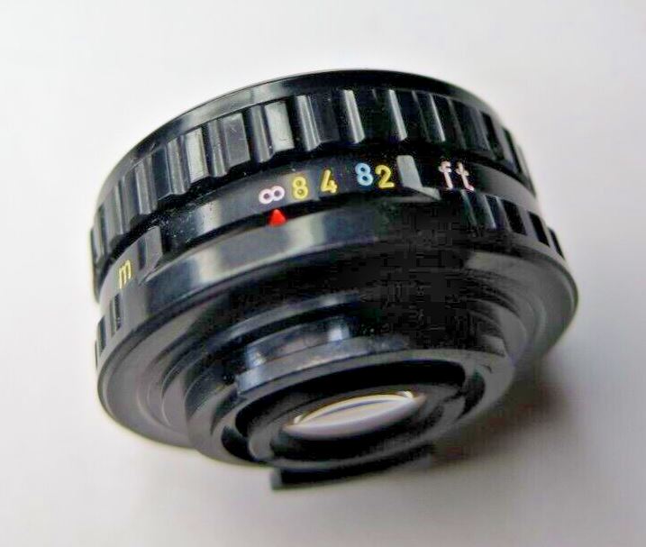 Asahi Opt Co PENTAX 110 24mm f2.8 Lens for PENTAX AUTO 110 JAPAN 1:2:8 w/ Caps