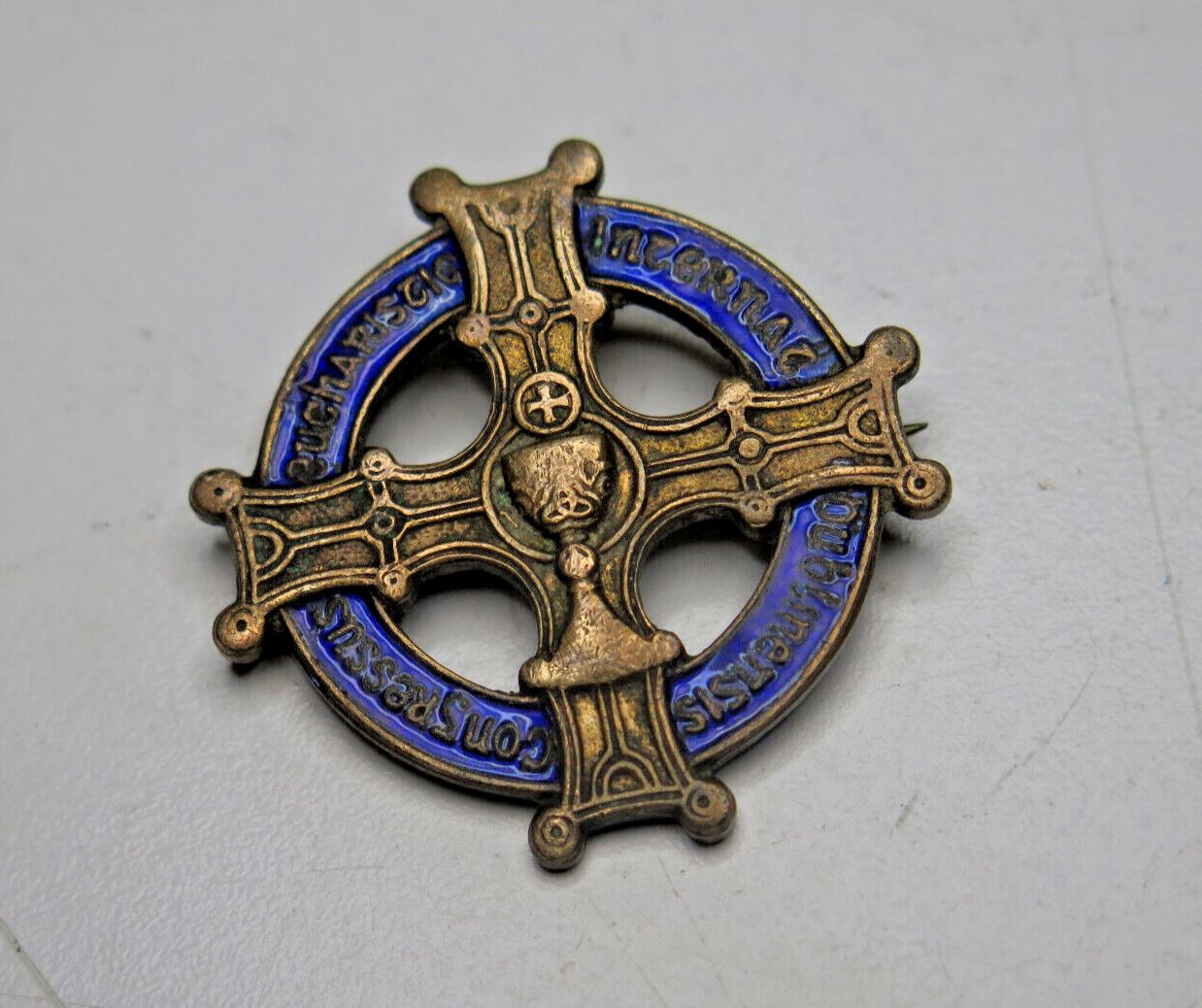 DUBLIN EUCHARISTIC CONGRESS BADGE 1932 Pin