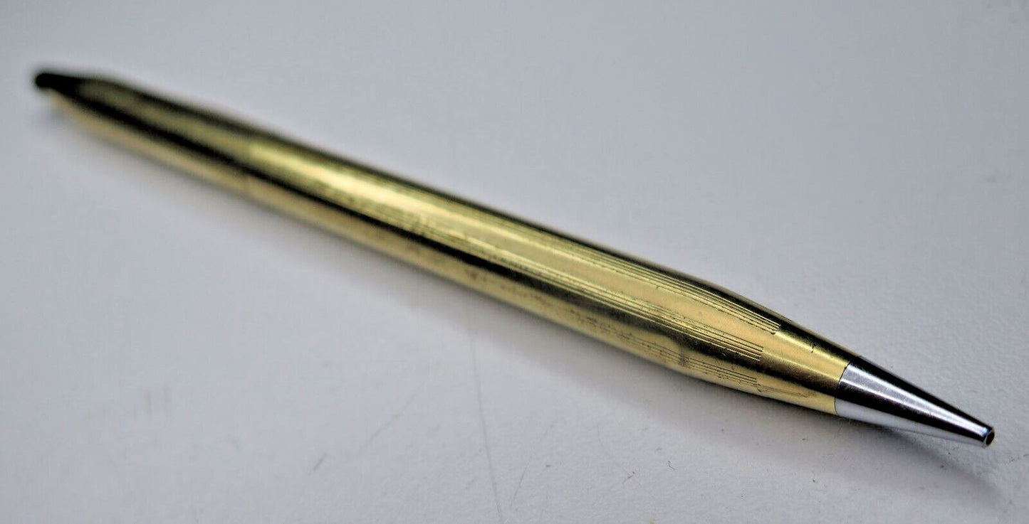 Vintage Cross Pencil 1/20 12 KT Gold Filled Texaco Advertising 1963-1981