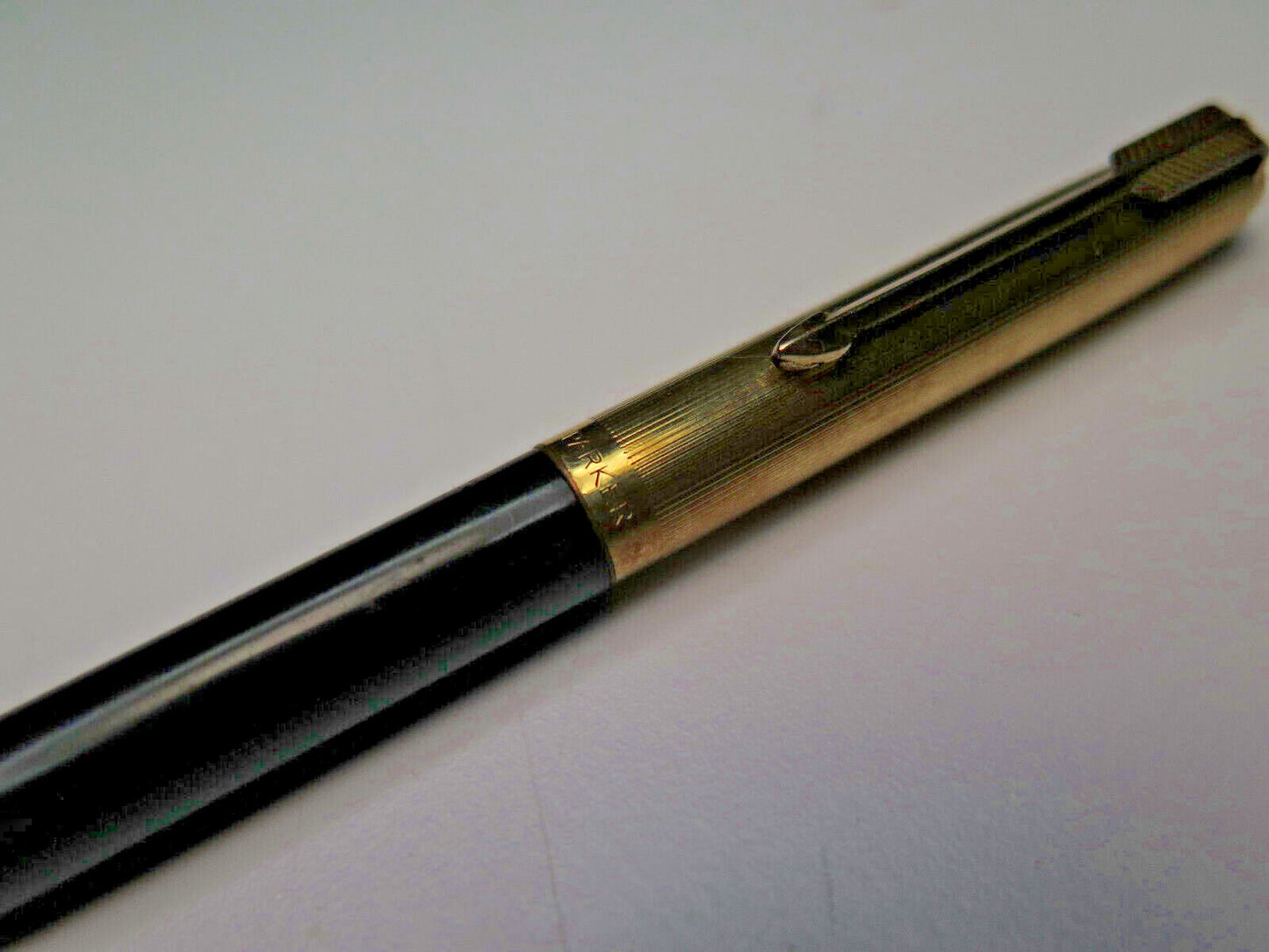 Vintage Parker Pen 51 Mechanical Pencil Gold Filled Cap Grey Jewel