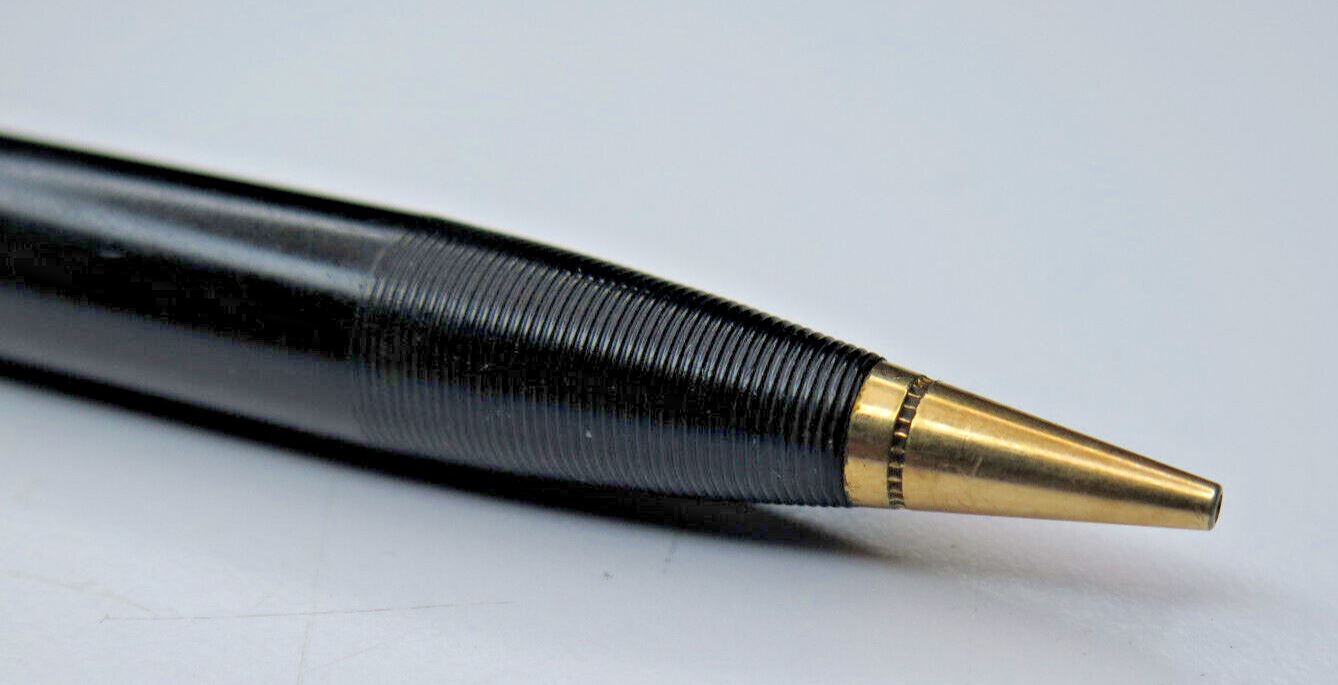 Vintage Parker Pen 51 Mechanical Pencil Gold Filled Cap Grey Jewel