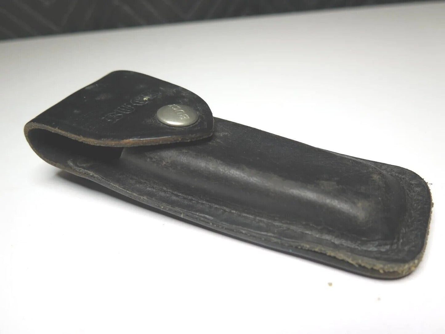 Vintage Buck 110 Sheath Case Black Leather ** CASE ONLY **