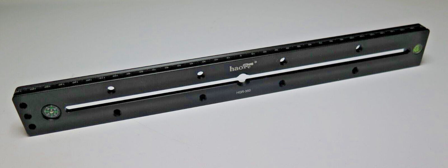 Haoge HQR-350 350mm Multi-Purpose Dual Dovetail Long Quick Release Extender Rail