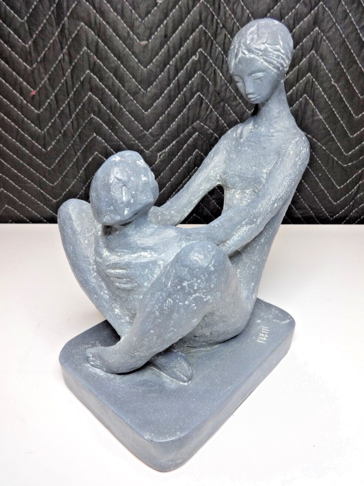 Austin Productions Ceramic Kathy Klein "Generations" Mother/Child Sculpture 1972